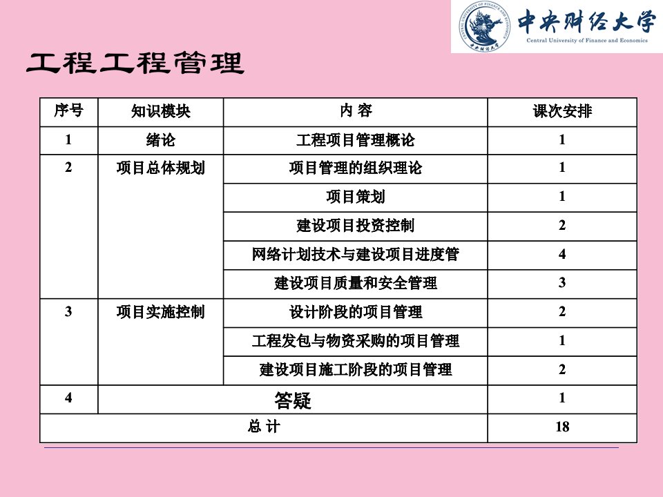 第九章施工阶段的项目管理ppt课件