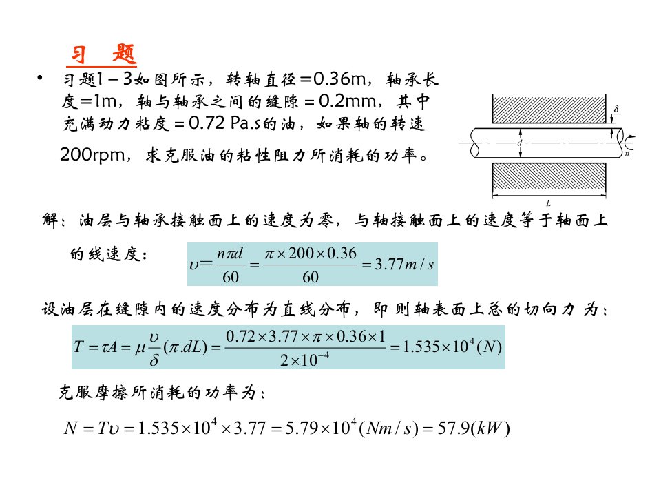 流体力学例题汇总资料