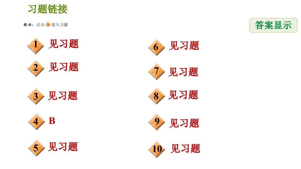 北师版八年级上册数学习题课件第7章全章热门考点整合专训2