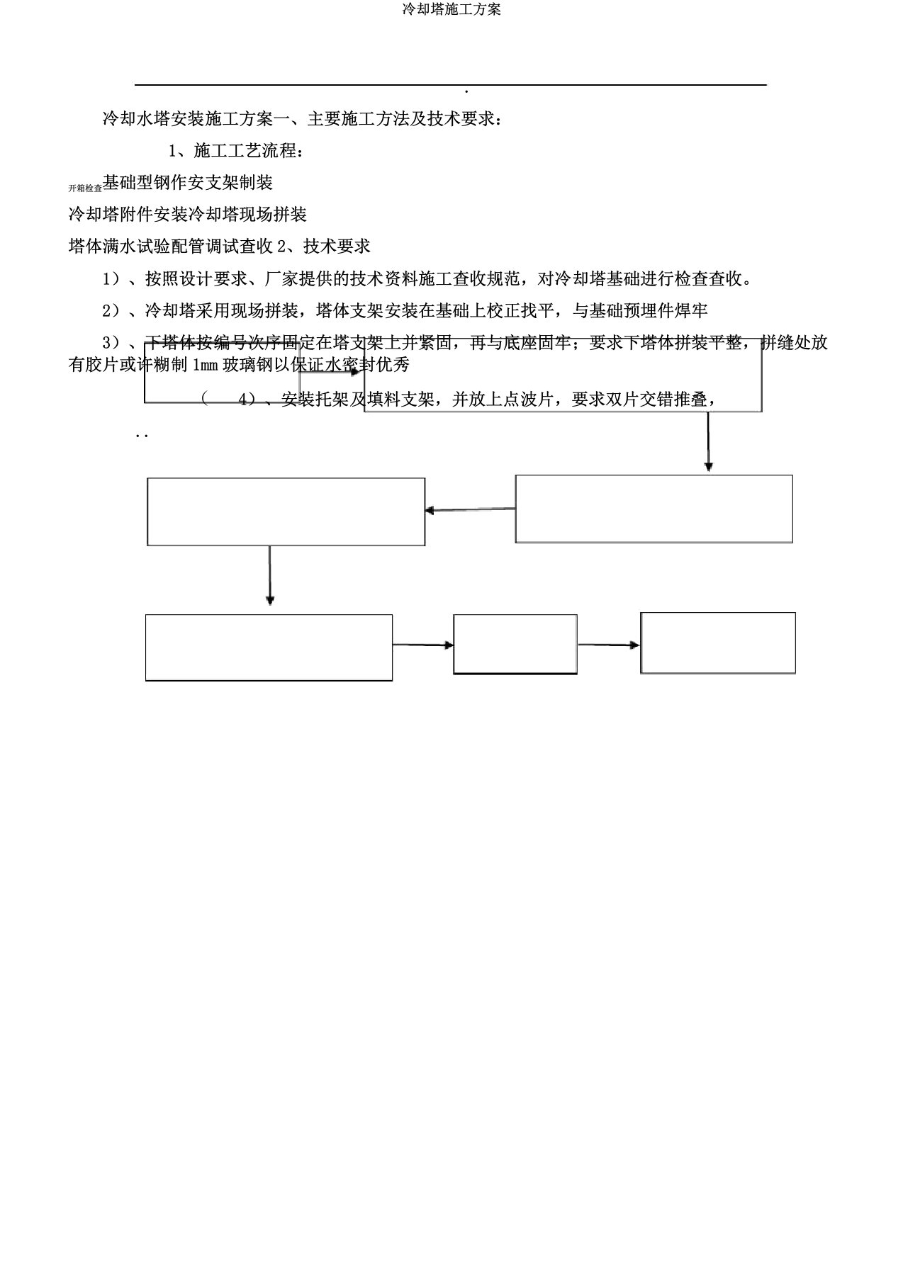 冷却塔施工方案