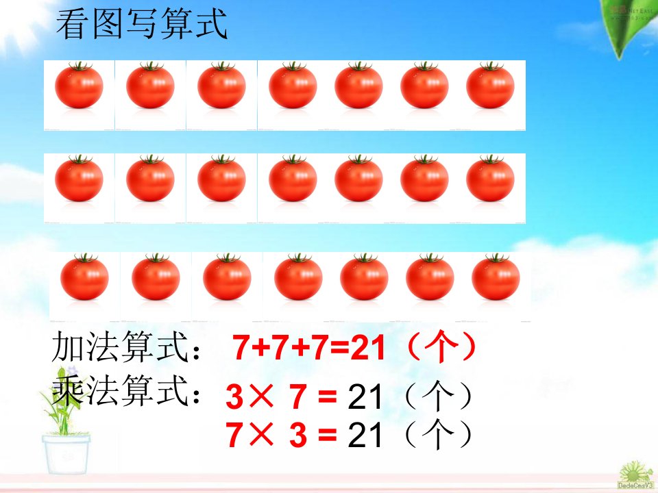 人教版数学二年级上册《第六单元》总复习