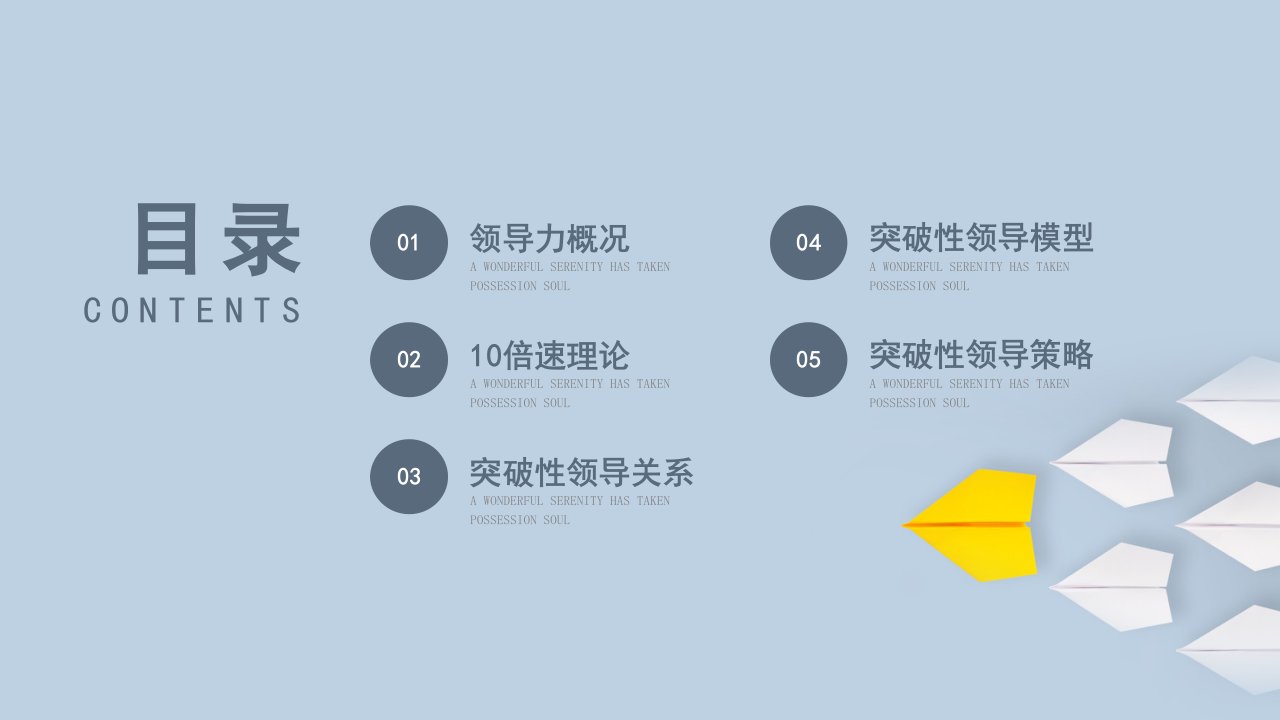 简约商务风领导力培训课件PPT模板