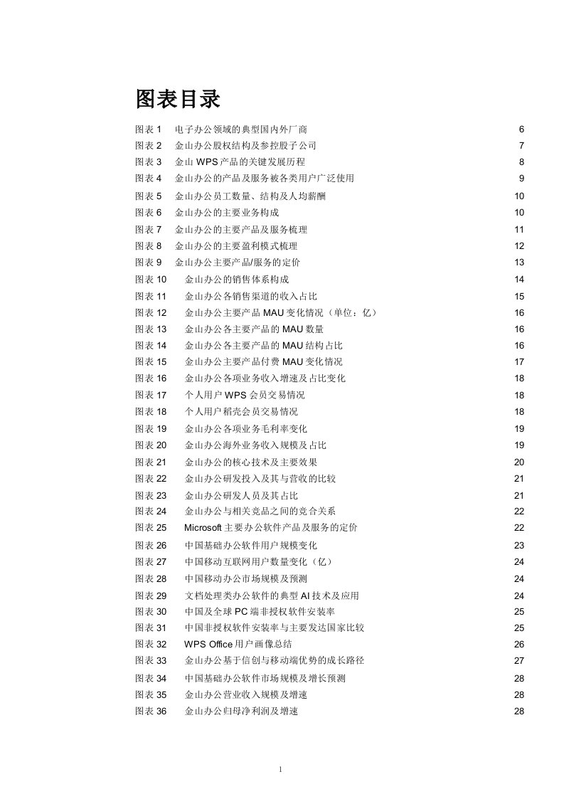 国内办公软件市场情况及主要企业分析金山办公课件