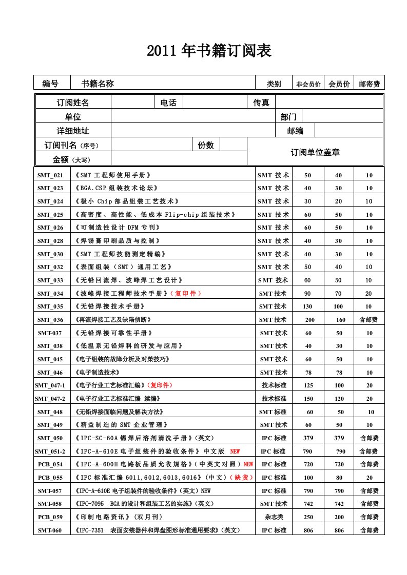 电子行业最新书籍