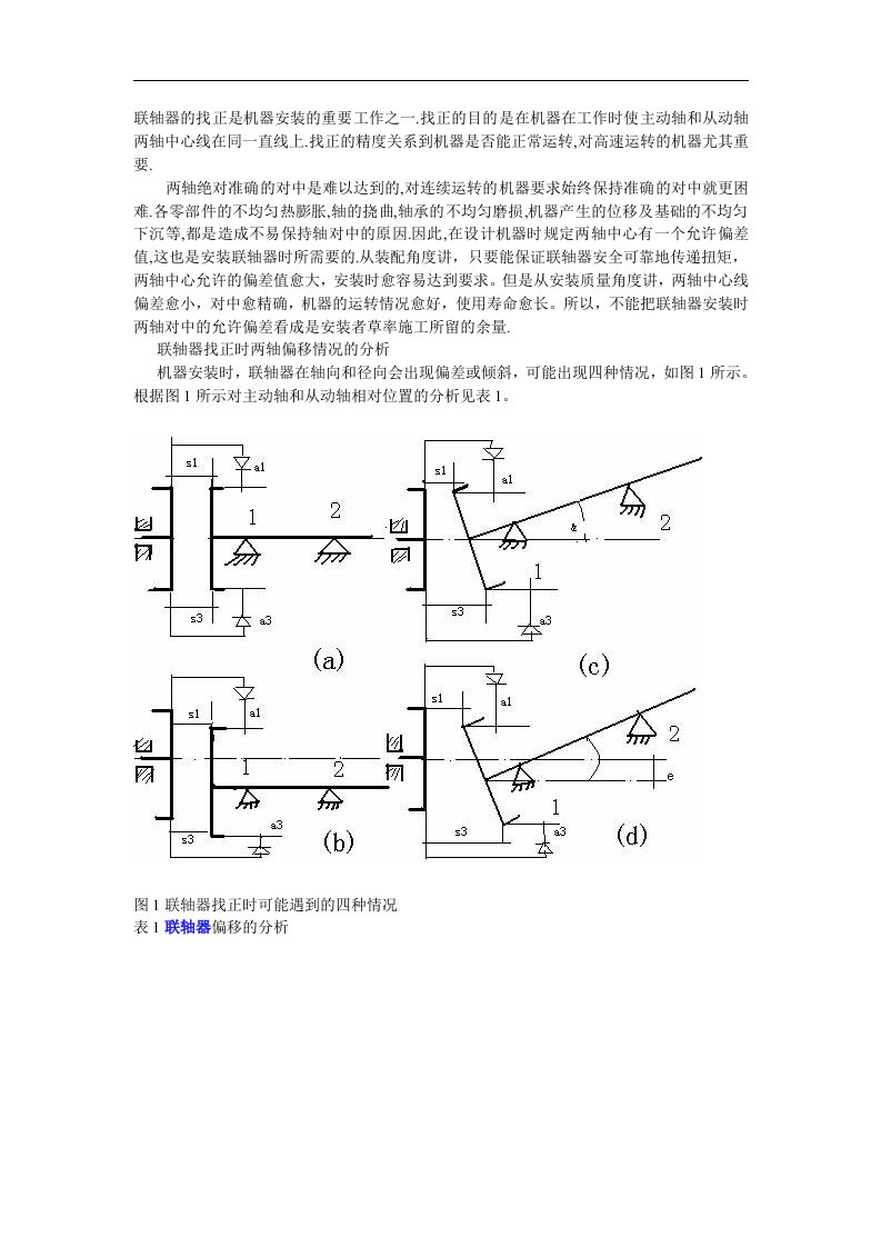 联轴器找正