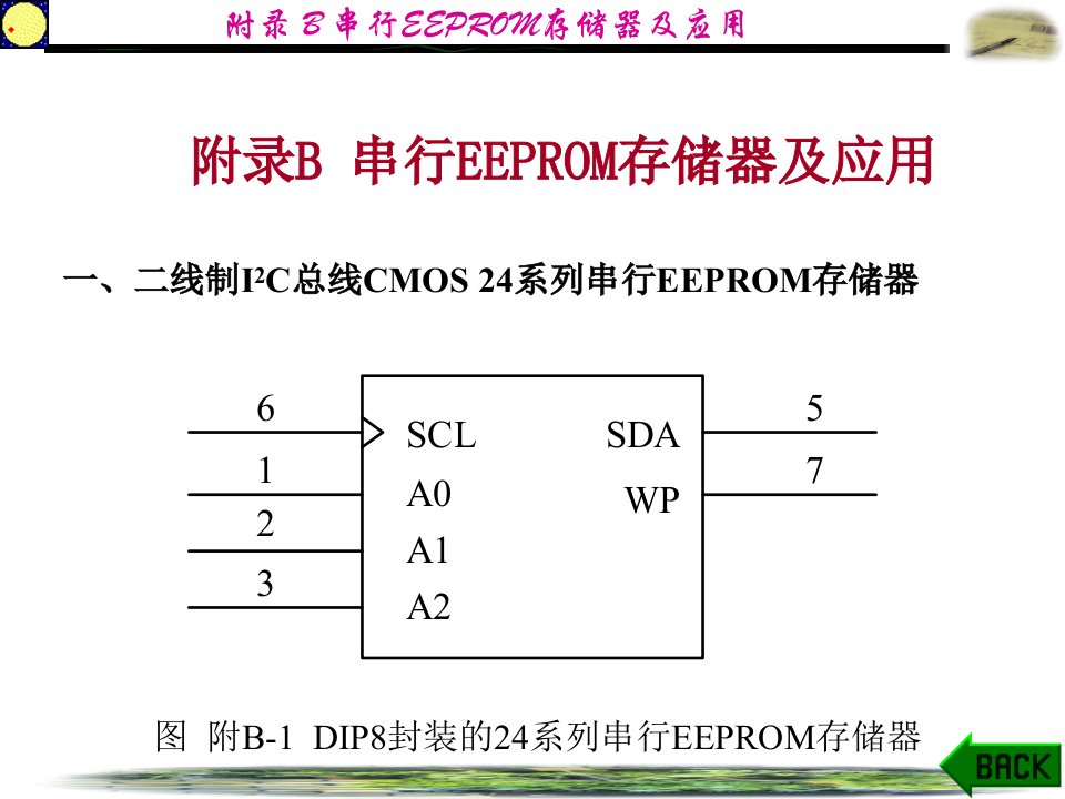 串行EEPROM存储器及应用-课件（PPT·精·选）