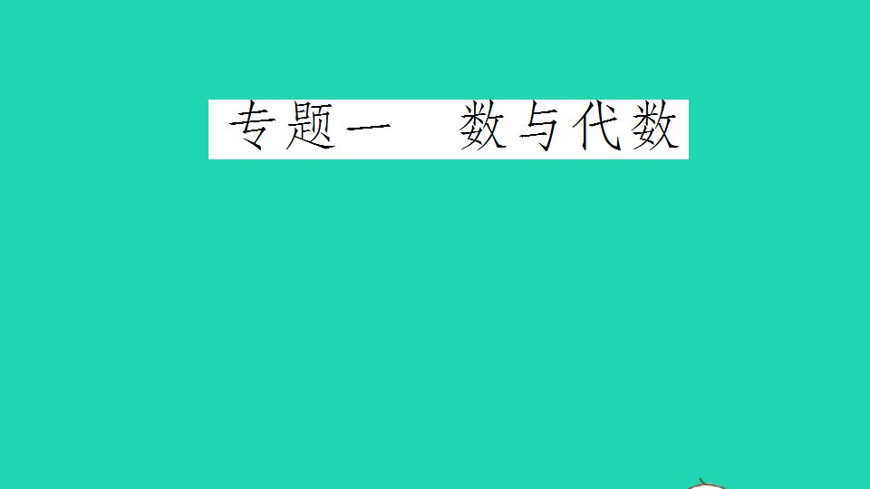 四年级数学下册总复习专题一数与代数作业课件北师大版