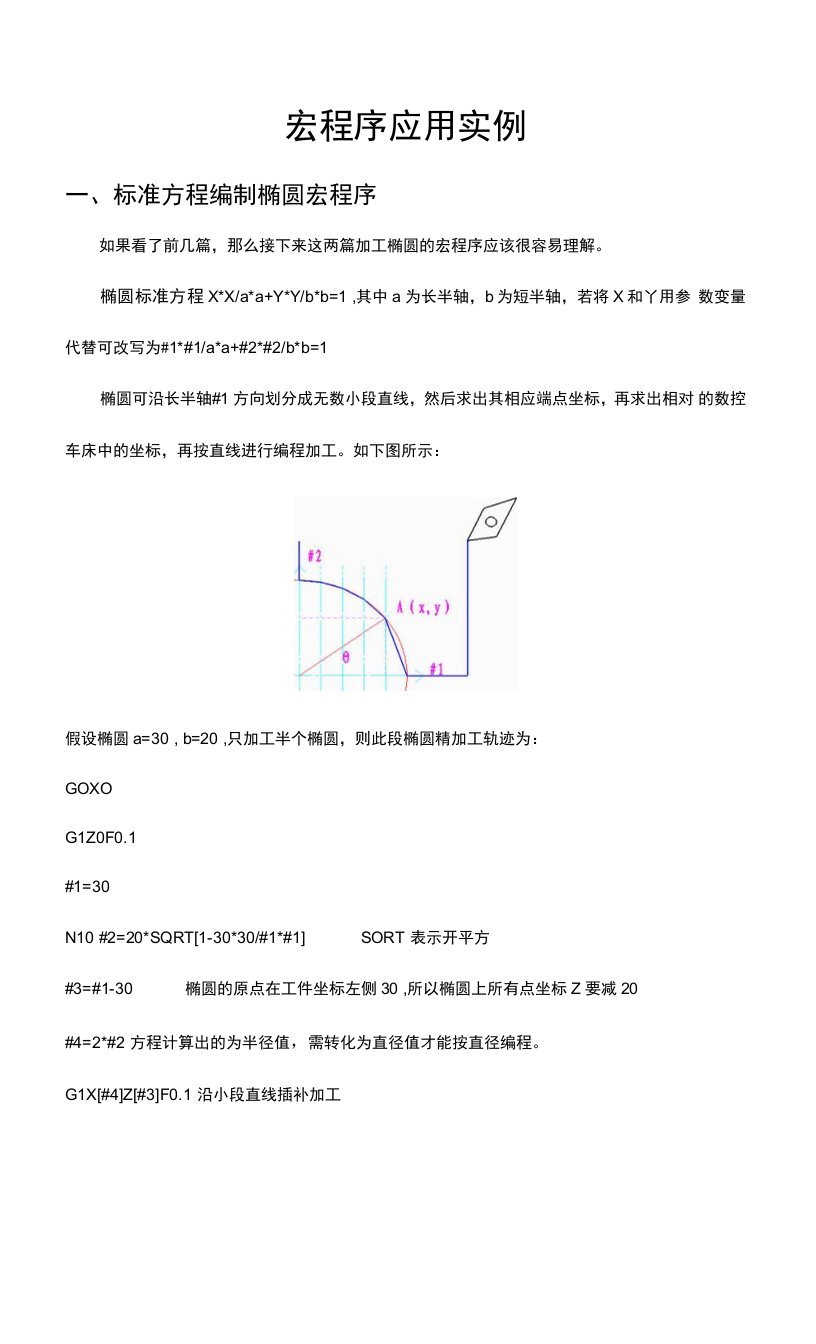 宏程序应用实例