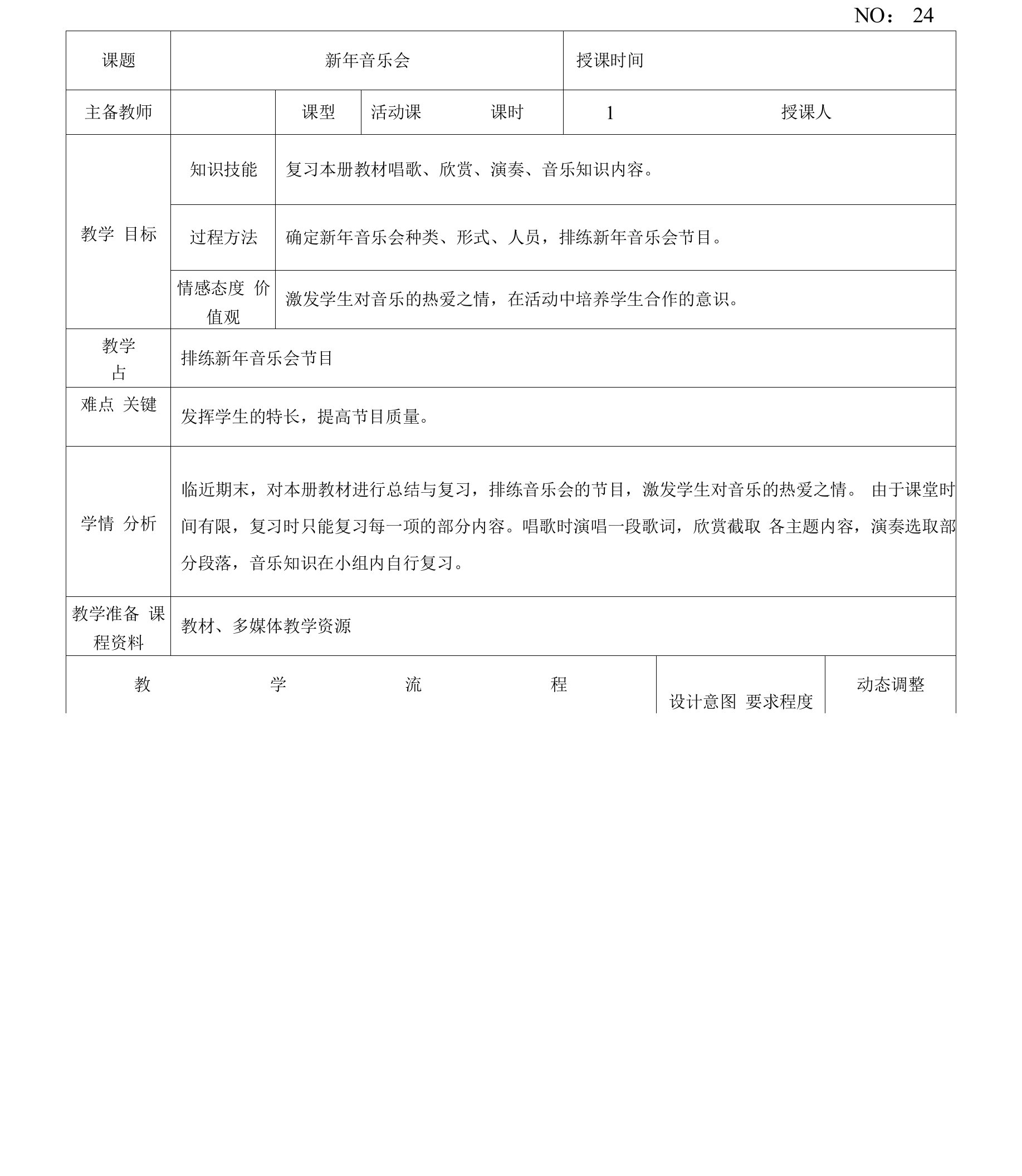 【精品教案】人教版小学五年级音乐上册教学设计