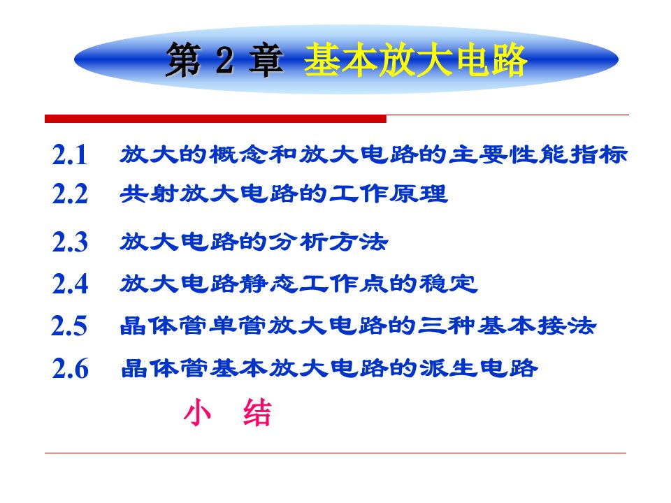 模拟电子电路课件第二章基本放大电路