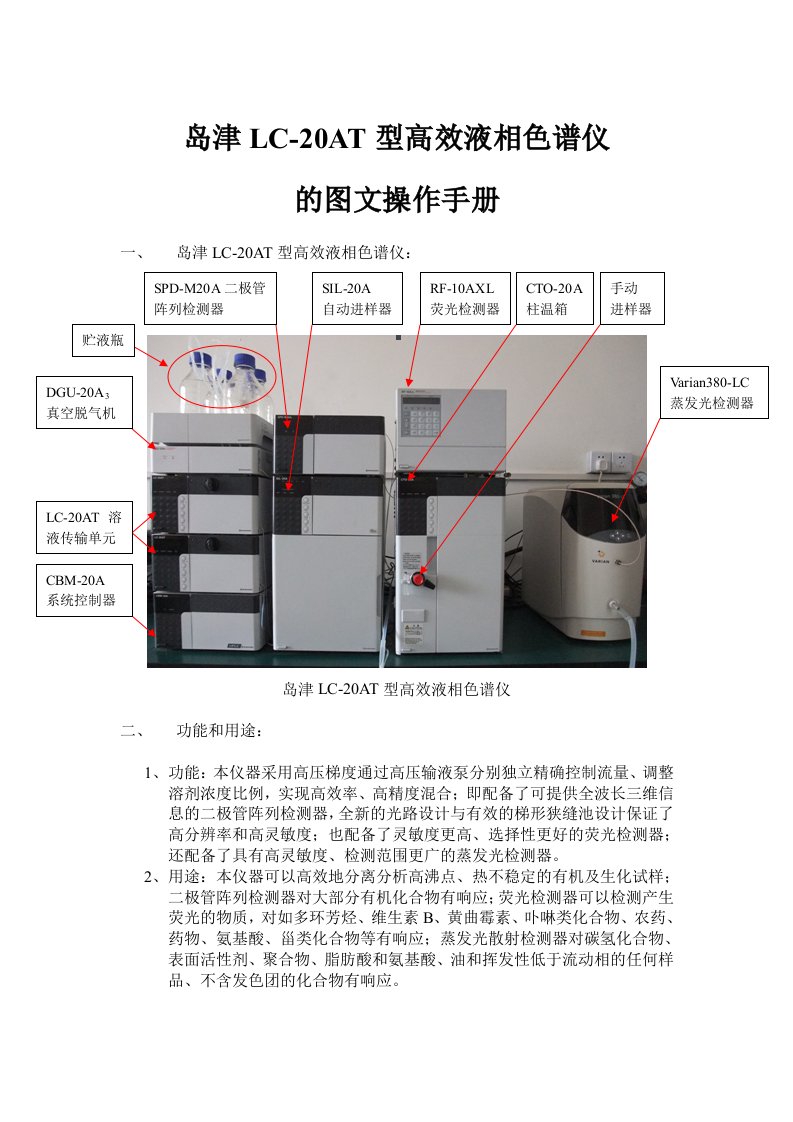 LC20AT岛津输液泵说明书