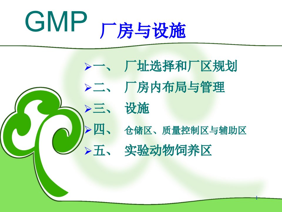 全面质量管理系统之GMPppt课件