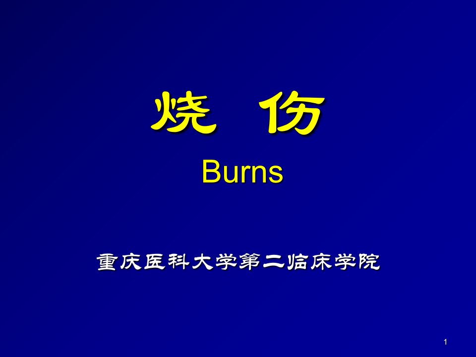 烧伤(06预防、影像、营养、生物)课件