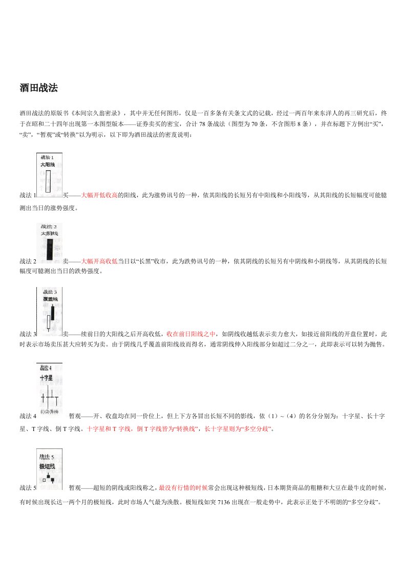 裸K线战法