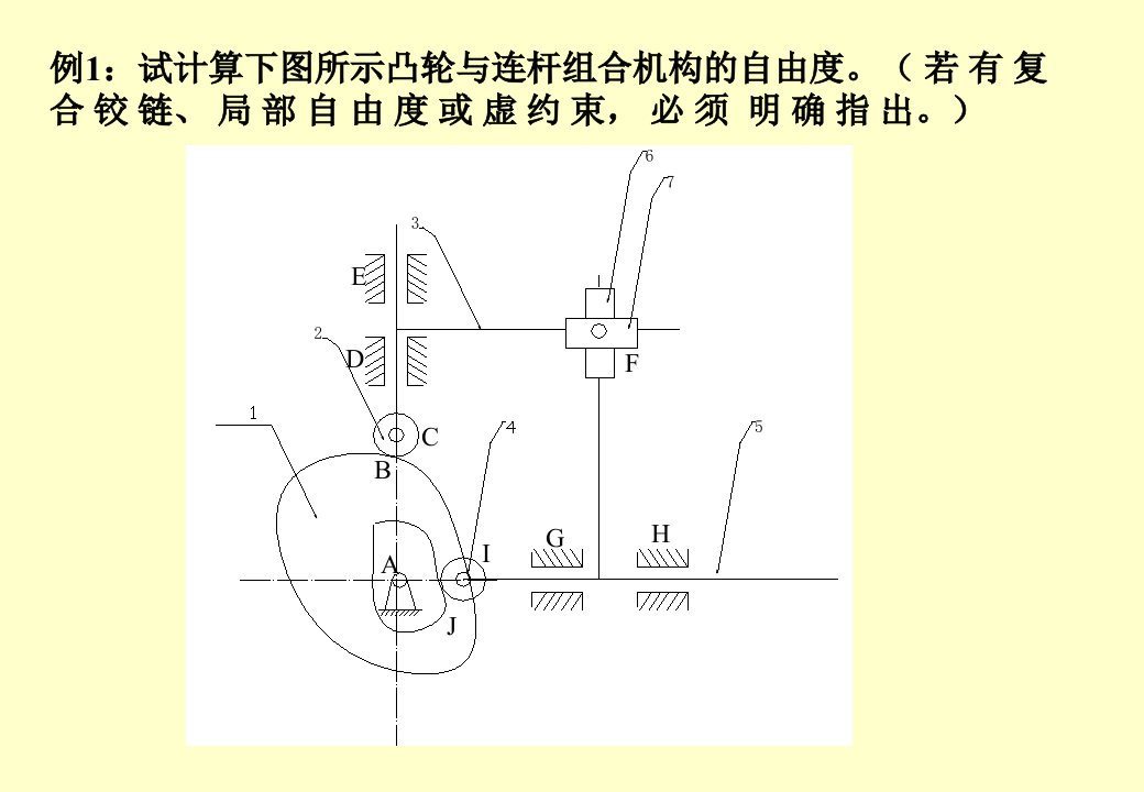 机械原理第一二章2习题课