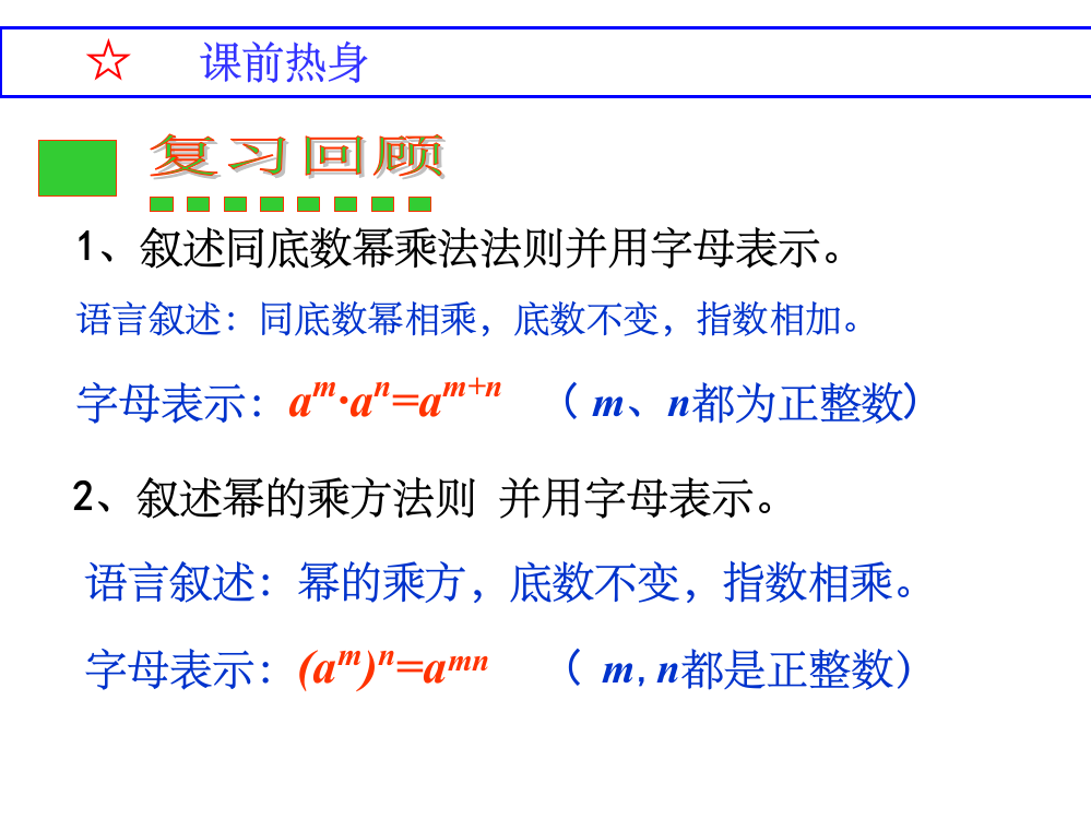 1413积的乘方PPT课件