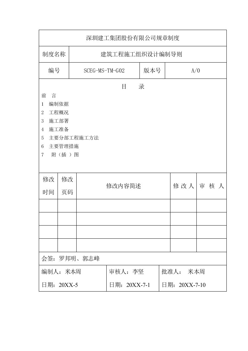 工程设计-02建筑工程施工组织设计编制导则