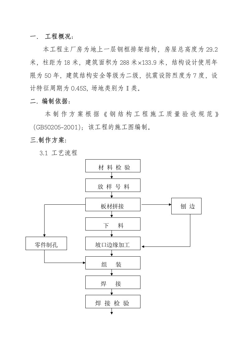 建筑工程管理-静子大件钢结构制作施工方案