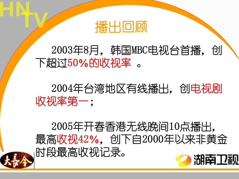 湖南卫视大长今招商方案