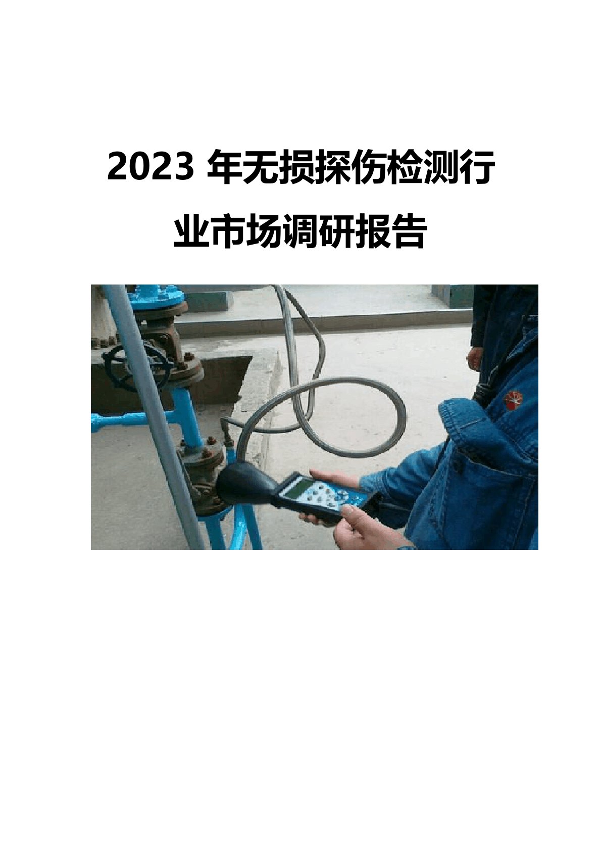 2023年无损探伤检测行业市场调研报告