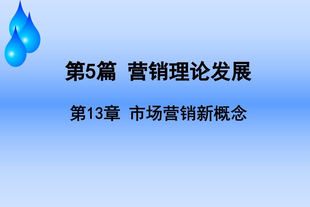 第13章市场营销新概念课件