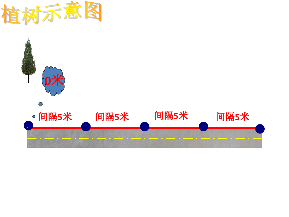 植树示意图