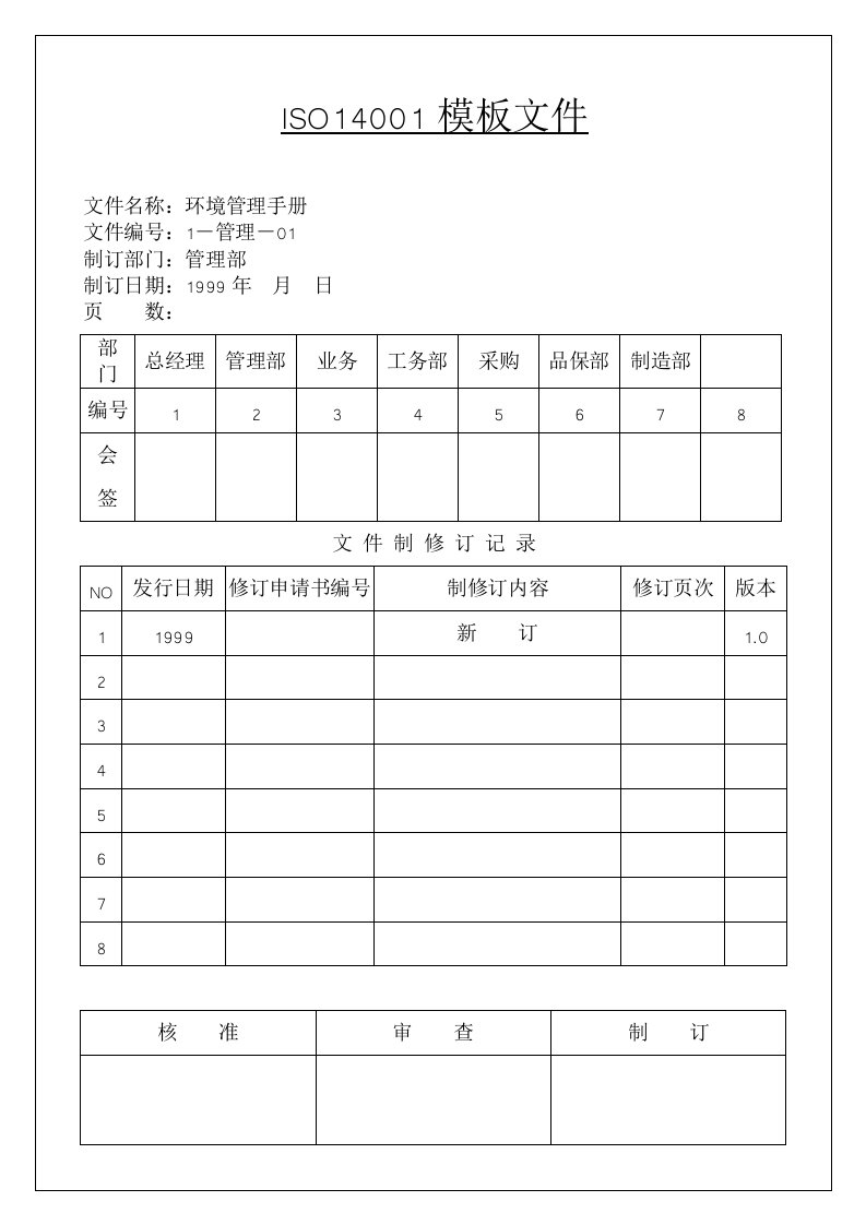 【管理精品】4-4-4环境管理手册