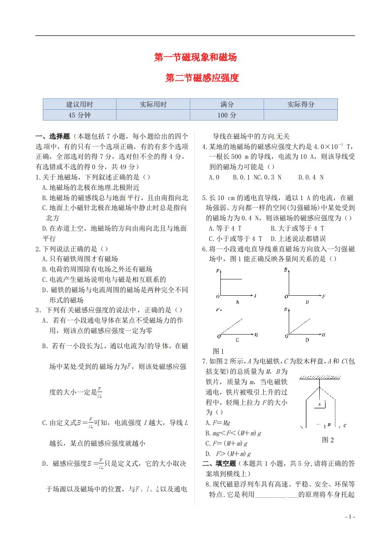 高中物理