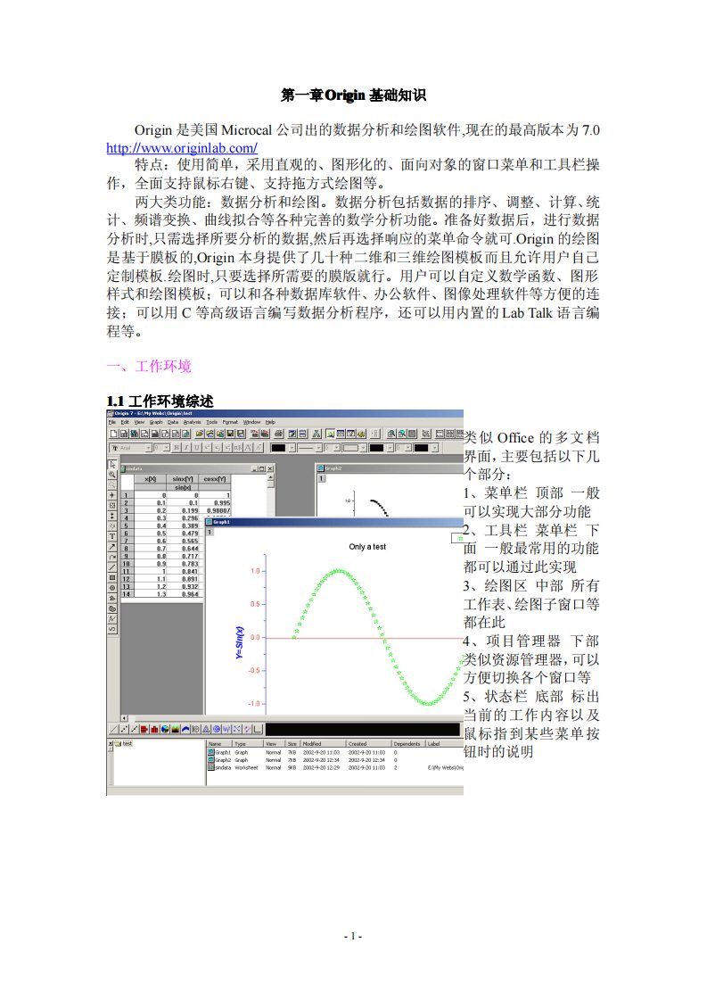 Origin从入门到精通实用教程