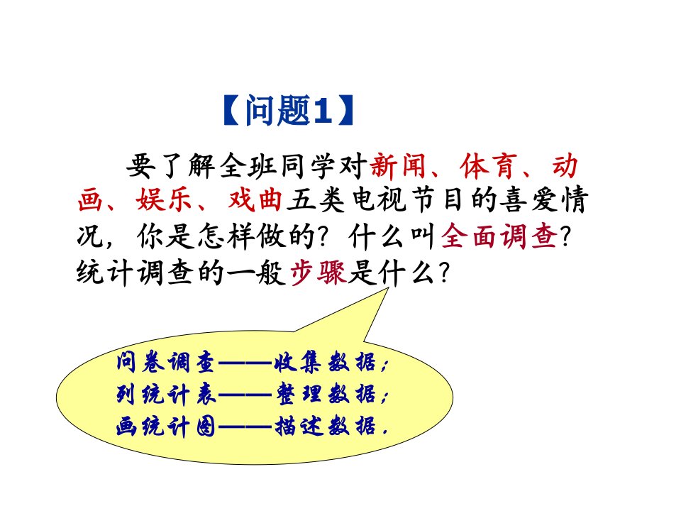 统计调查公开课