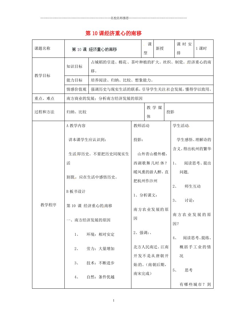 江苏省无锡市东绛实验学校初中七年级历史下册