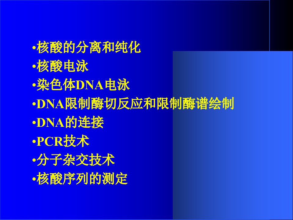 教学课件第三章核酸技术