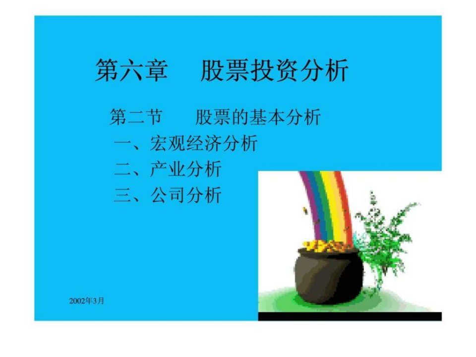 第六章股票投资分析