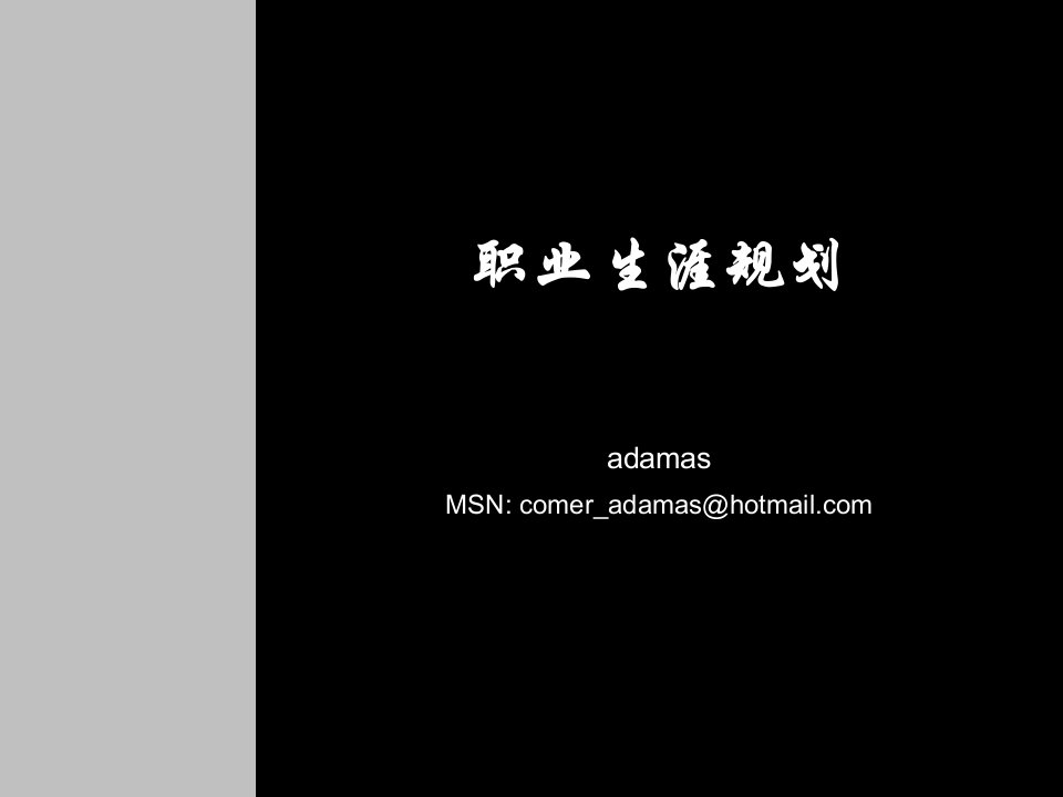 《职业生涯规划(精华版)》-47页