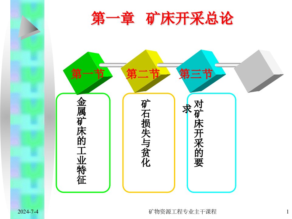 【采矿课件】ch1矿床开采总论