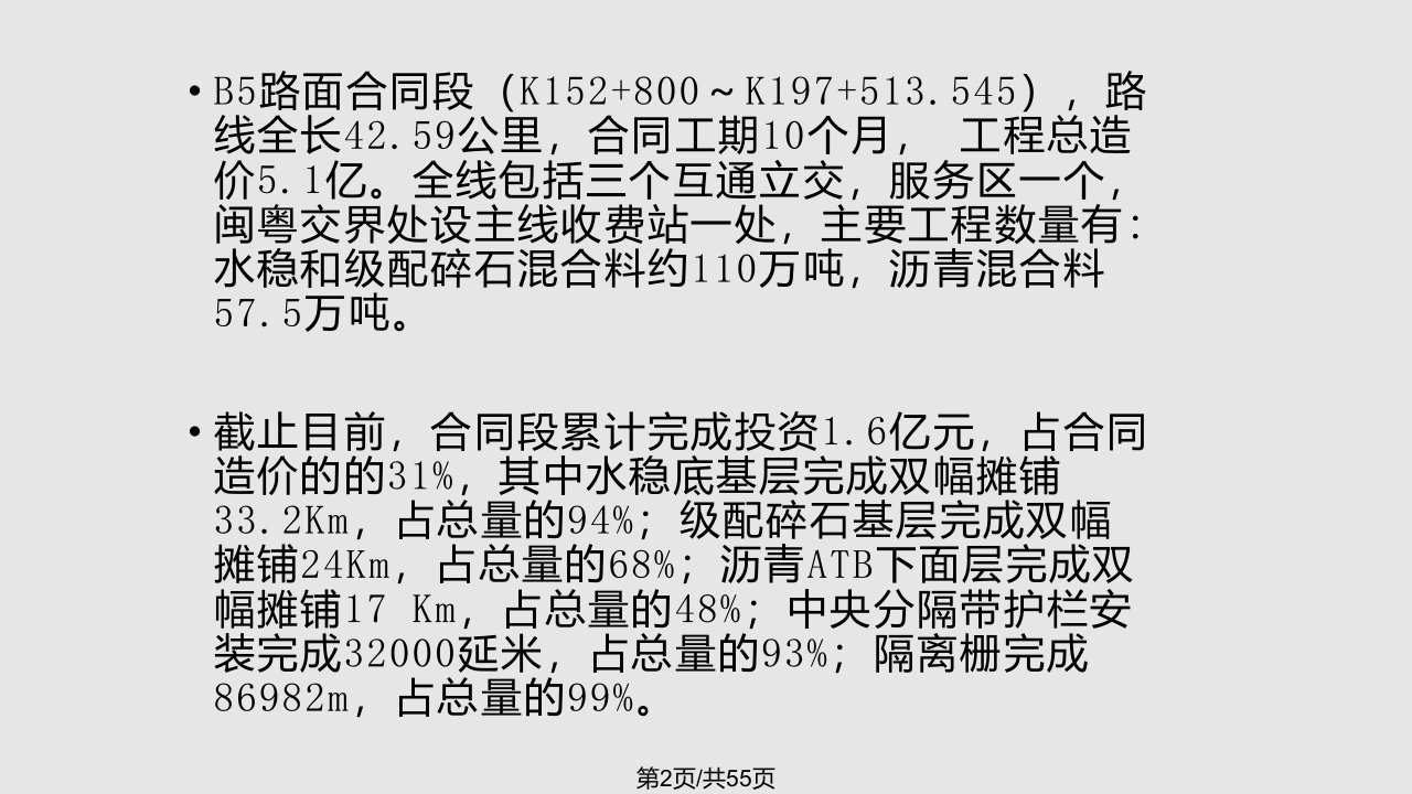 永武高速路面零污染施工及质量控制观摩会