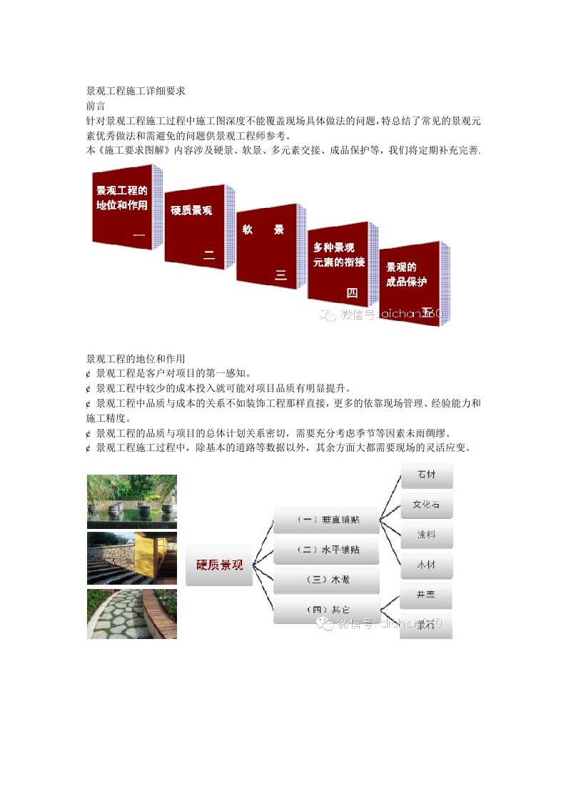 景观施工详细要求