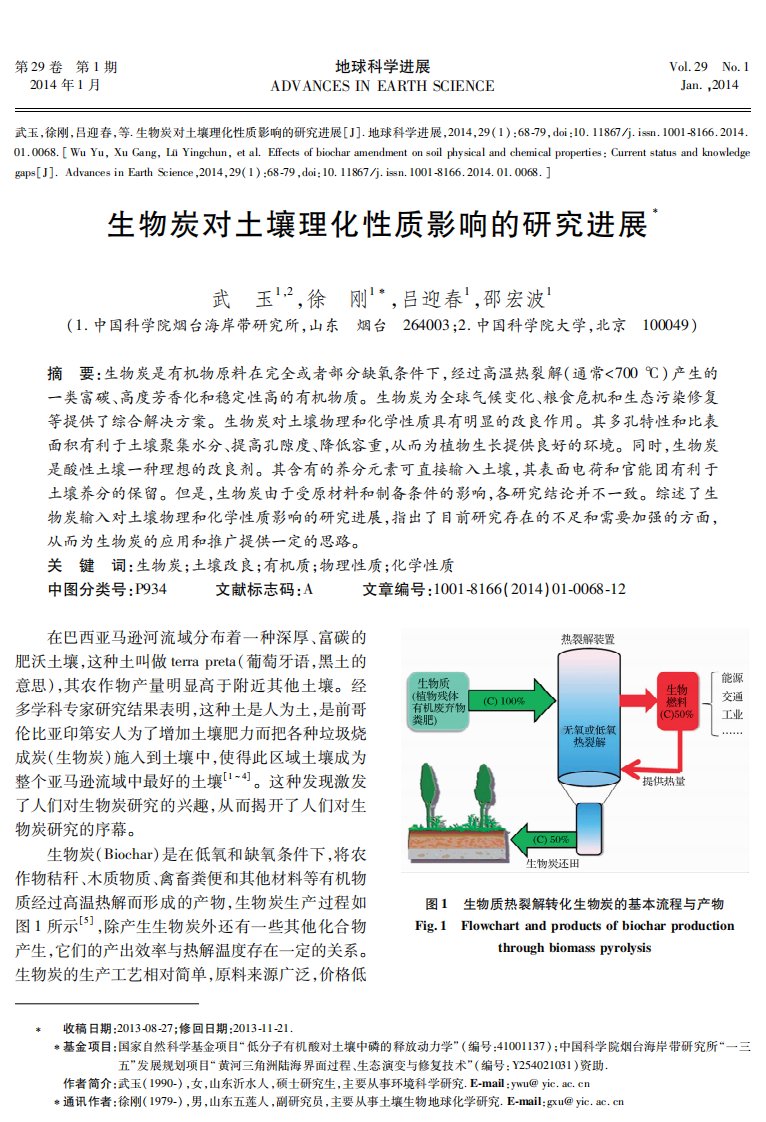 生物炭对土壤理化性质影响的研究进展.pdf