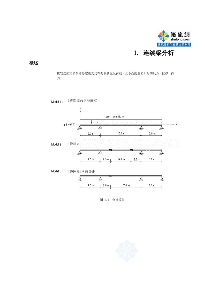 迈达斯软件应用之连续梁分析