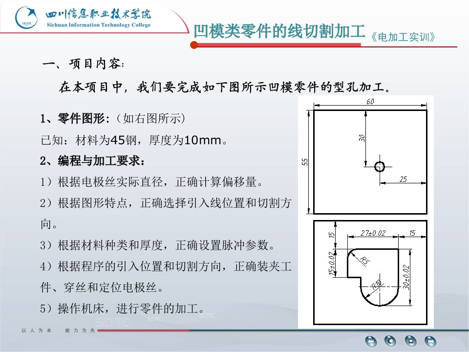 项目2凹模类零件的线切割加工ppt课件