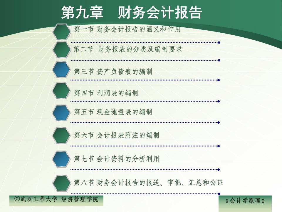 会计学原理ppt课件第九章财务会计报告