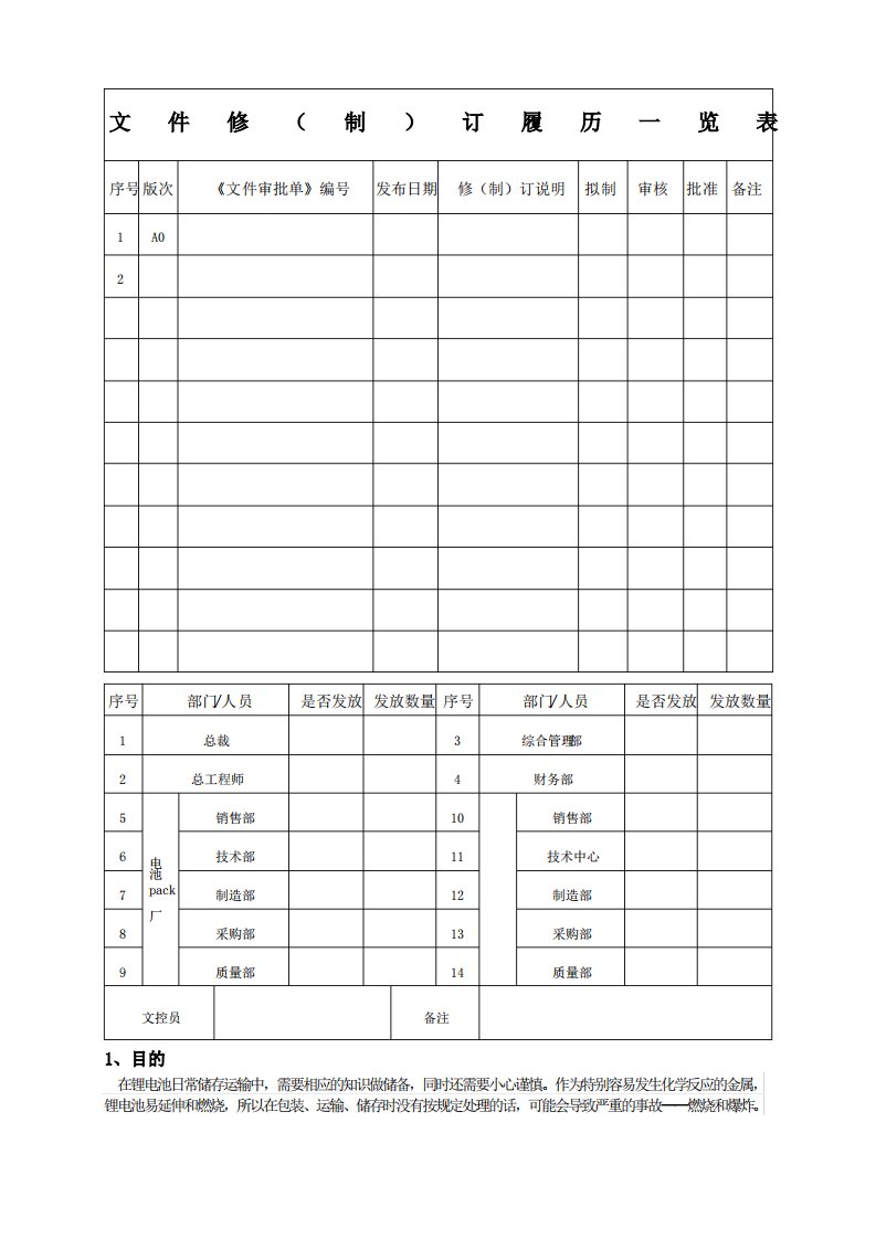 锂电池仓库安全管理规范