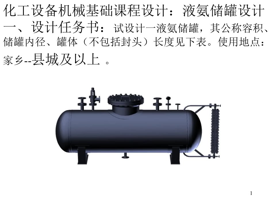 课程设计液氨储罐设计