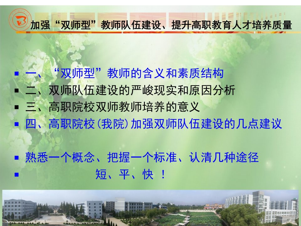 加强双师型教师队伍建设ppt课件