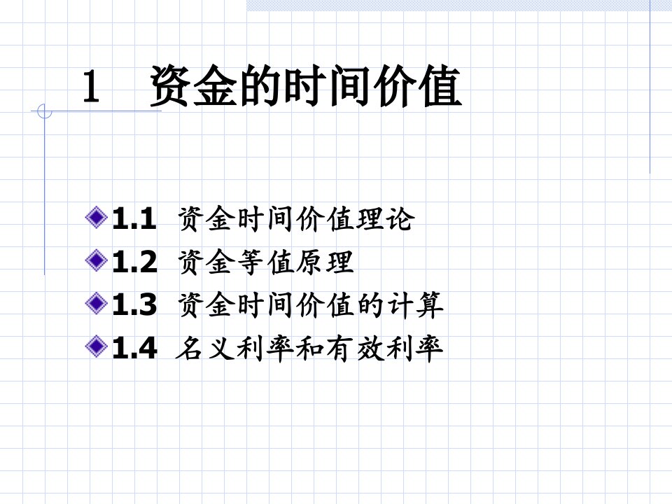 1资金时间价值理论