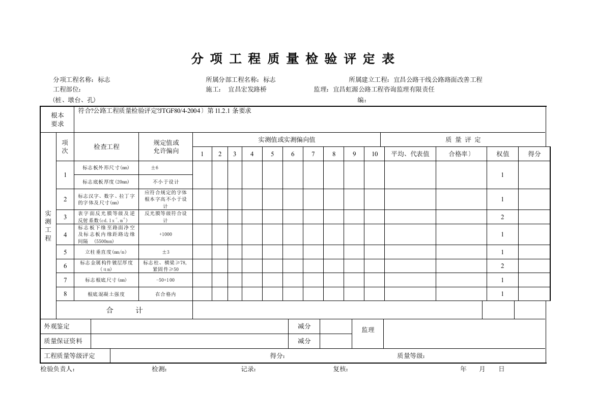 标志标线