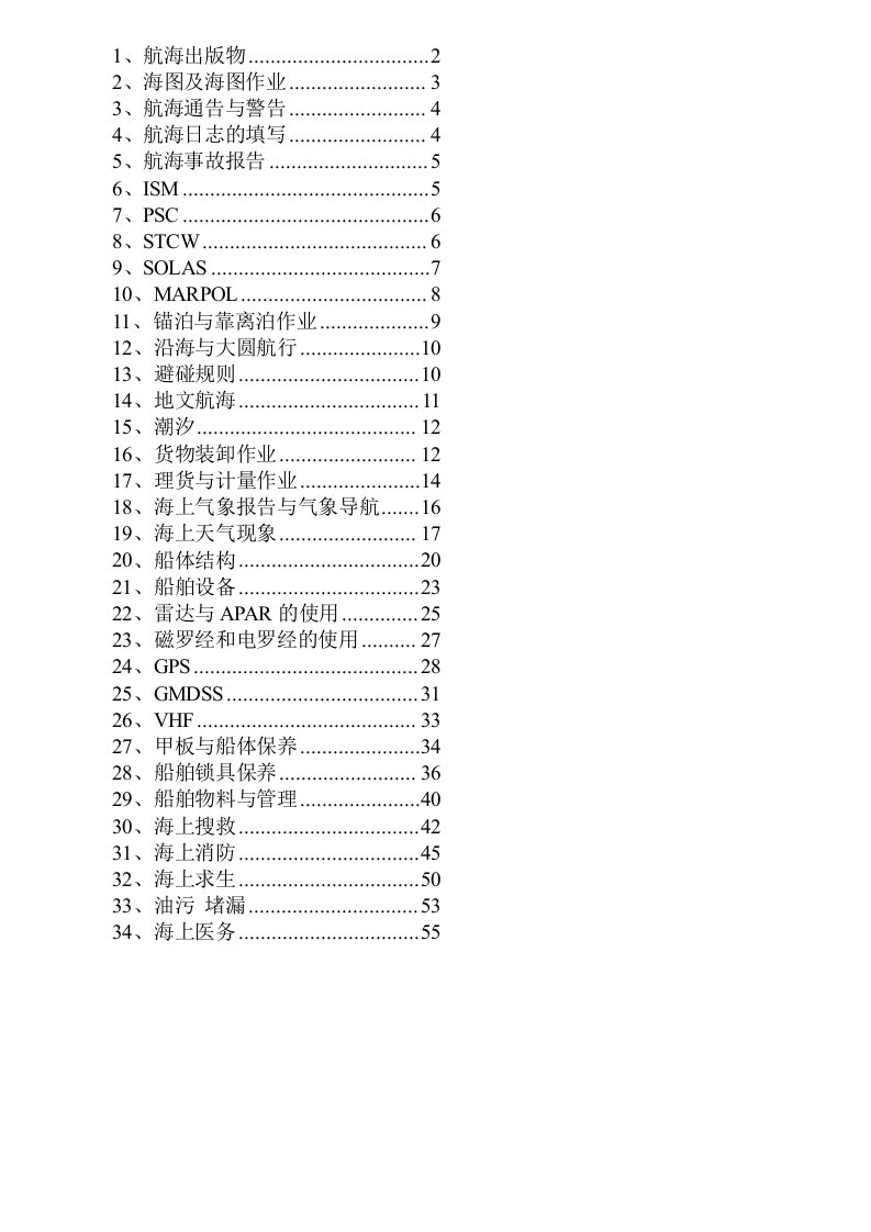 航海英语903词汇