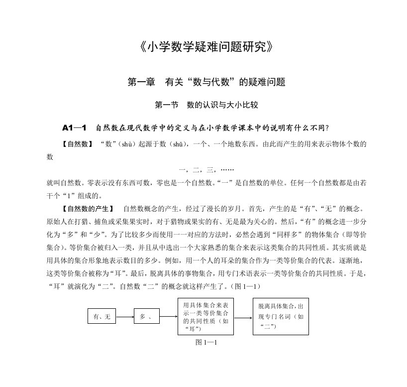 《小学数学疑难问题研究》