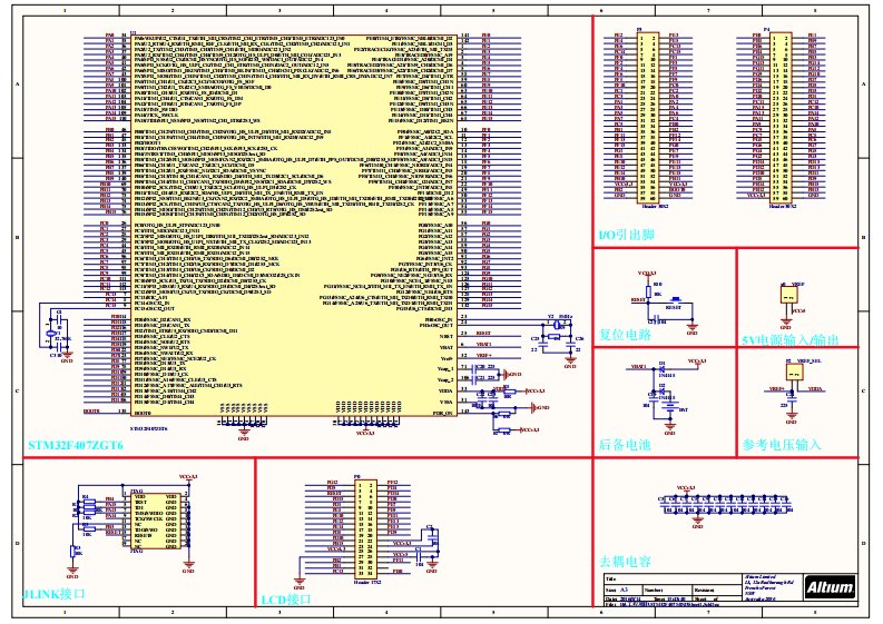 stm32f407zgt6最小系统