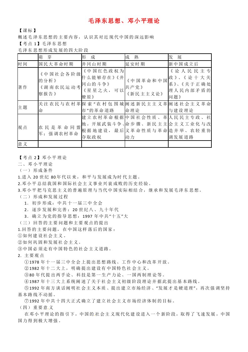 山东省乐陵市第一中学高三历史